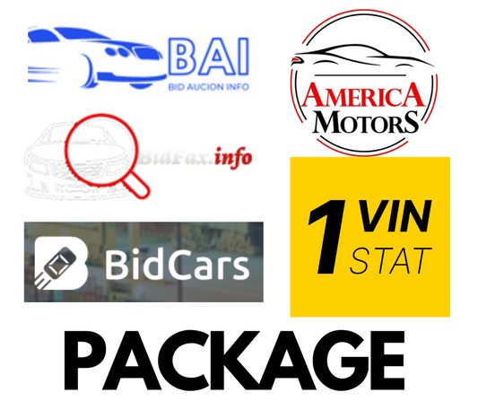 Removal package bundle remove vin from sites bidfax, bidcars, bidauctionsinfo, americamotors, statvin